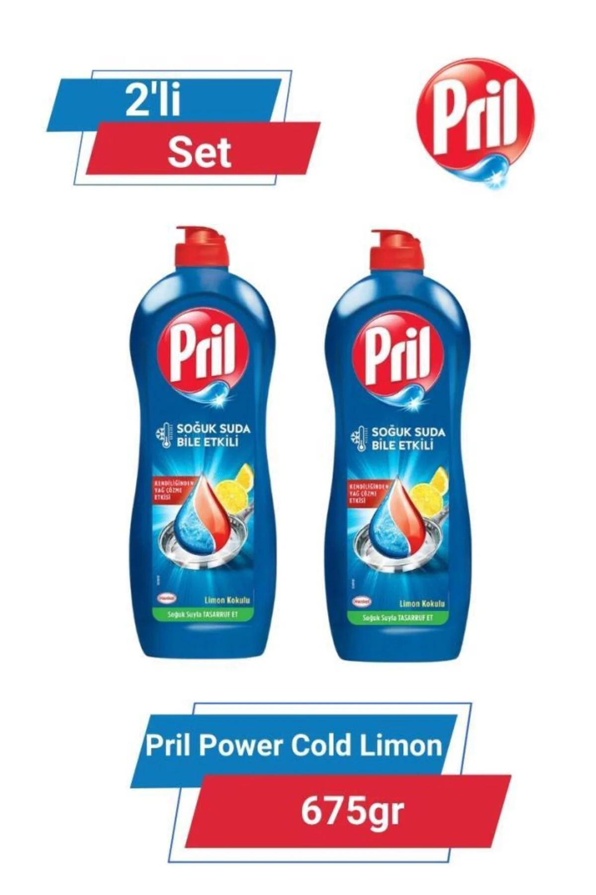PRİLPower Cold Limon 675gr 2'li Set