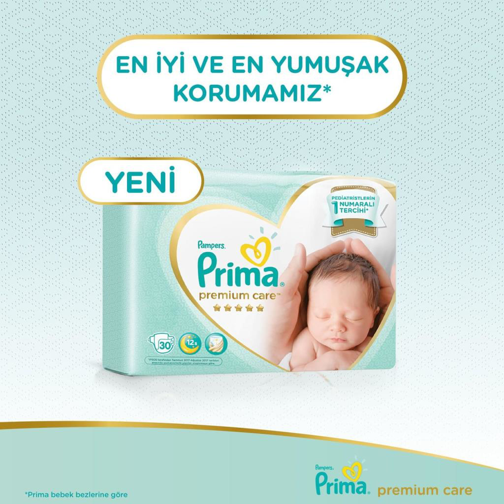Prima Premium Care Bebek Bezi Fırsat Paketi 3 Beden 96 Adet