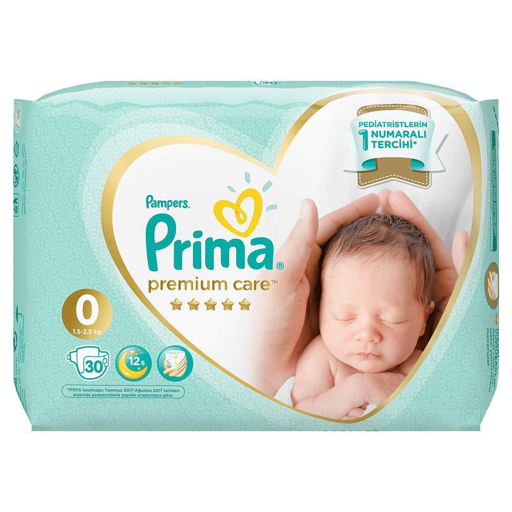 Prima Premium Care Bebek Bezi 0 Beden Prematüre 30 Adet Prima Premium Care Bebek Bezi 0 Beden Prematüre 30 Adet
