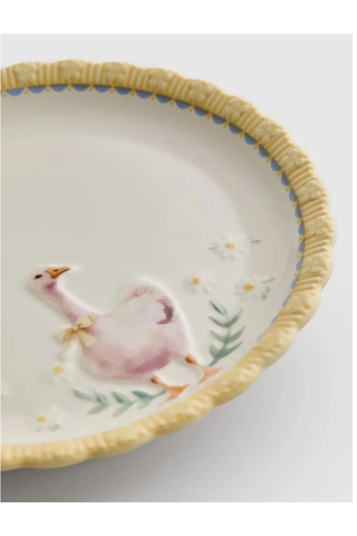 Primark Home Kaz Desenli Easter Tatlı Tabağı