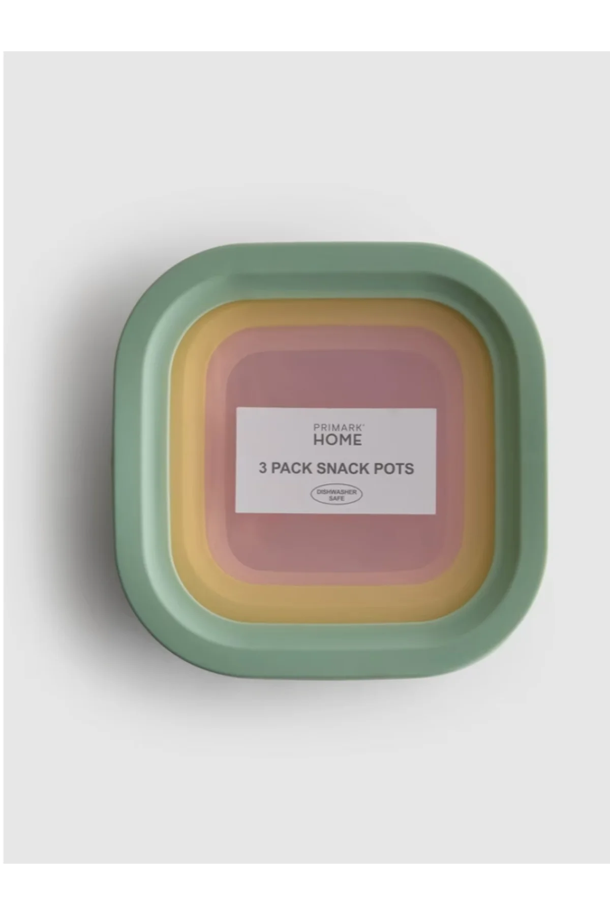 Primark Home Pastel Renkli 3'lü Saklama Kabı