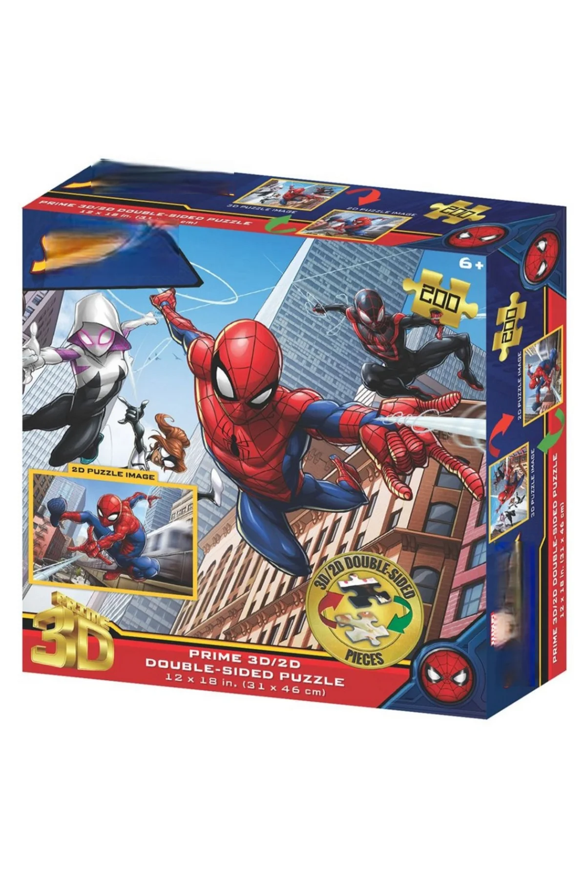 Prime 3D Çift Taraflı Puzzle 200 Parça