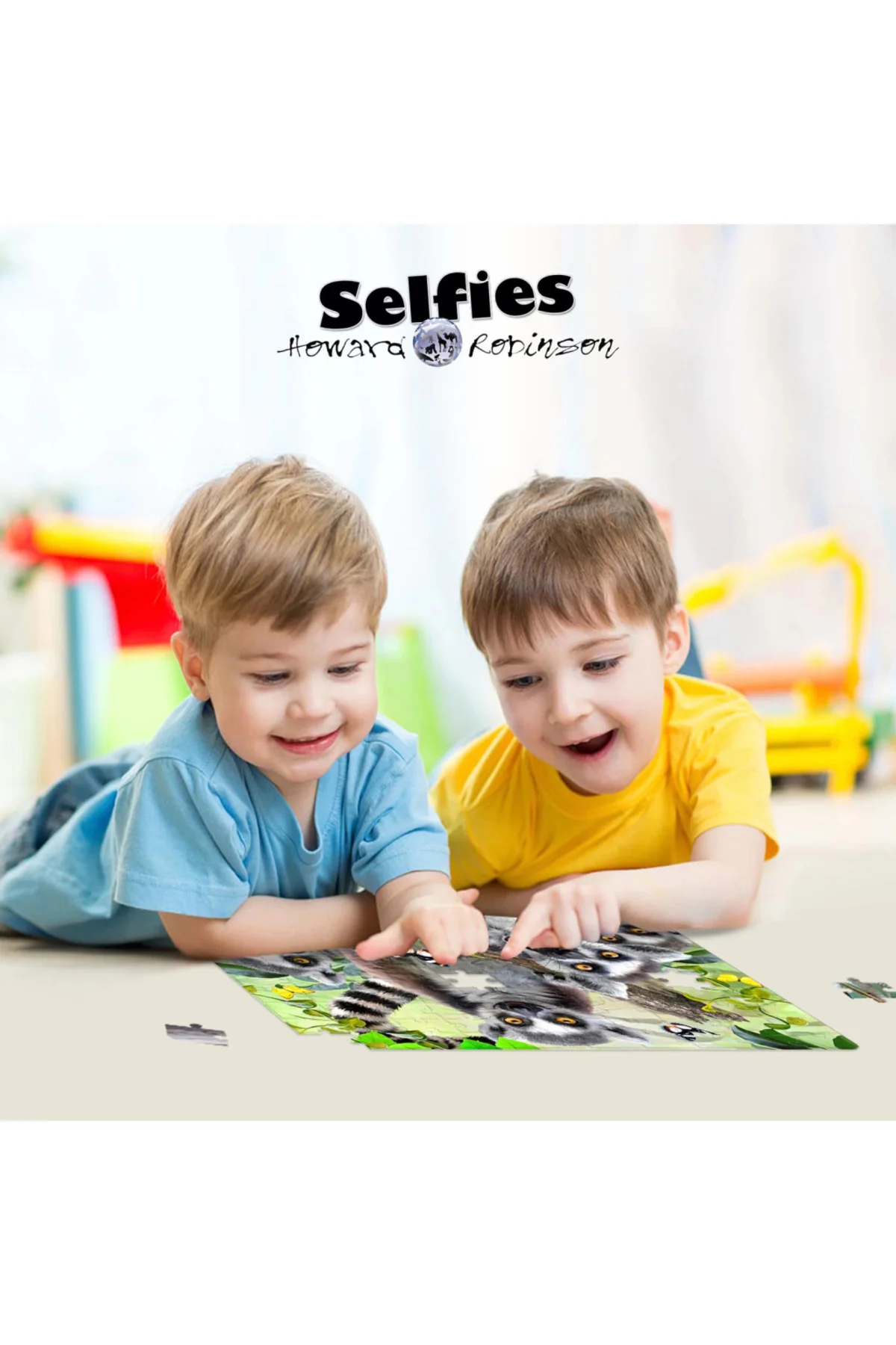 Prime 3D - Lemur Pelüş ve Selfie 48 Parça Puzzle 15801