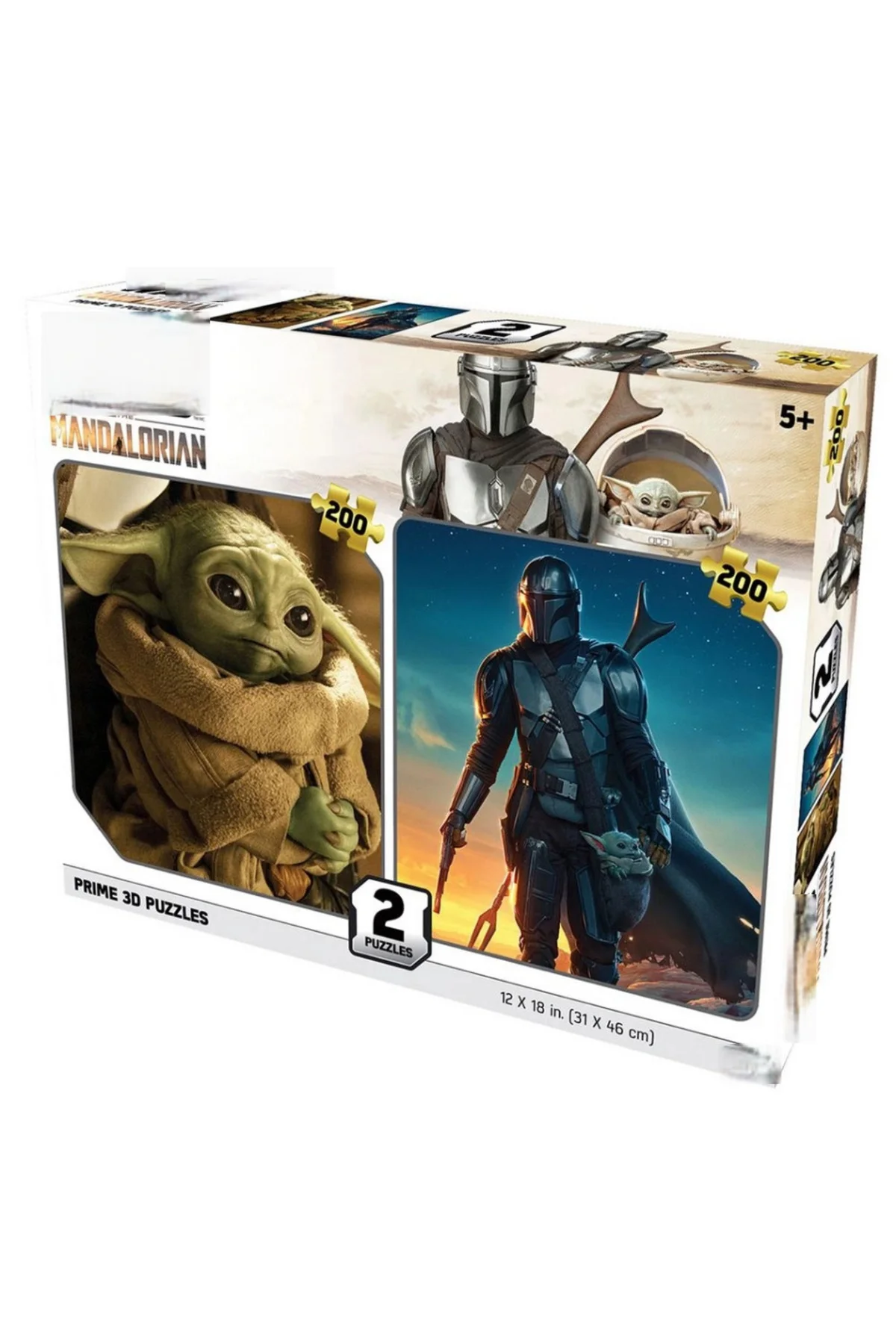 Prime 3D The Mandalorian İkili Puzzle 200 Parça
