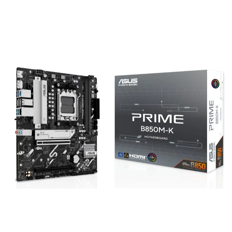PRIME B850M-K AM5 Anakart – DDR5 8400MHz, Micro-ATX, AMD B850 Çipset ile Uyumlu Fiyatı, Yorumları ve Özellikleri