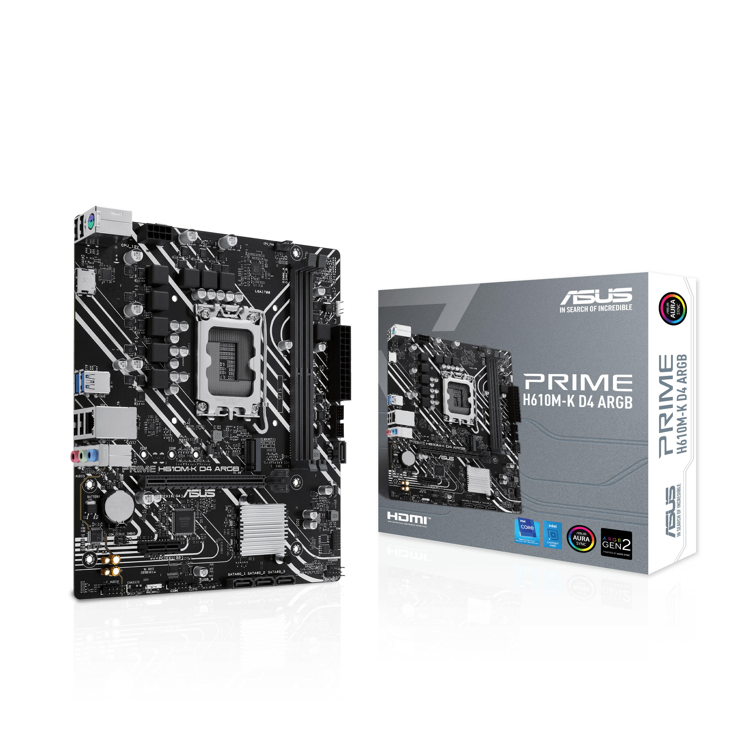 Asus Prime H610m-K D4 Argb İntel