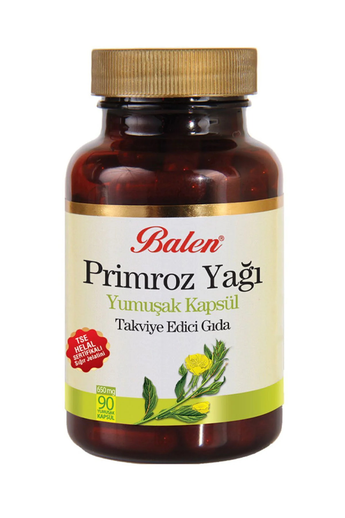 Primroz Çiçeği Yağı 650 Mg 90 Kapsül X 3 Adet