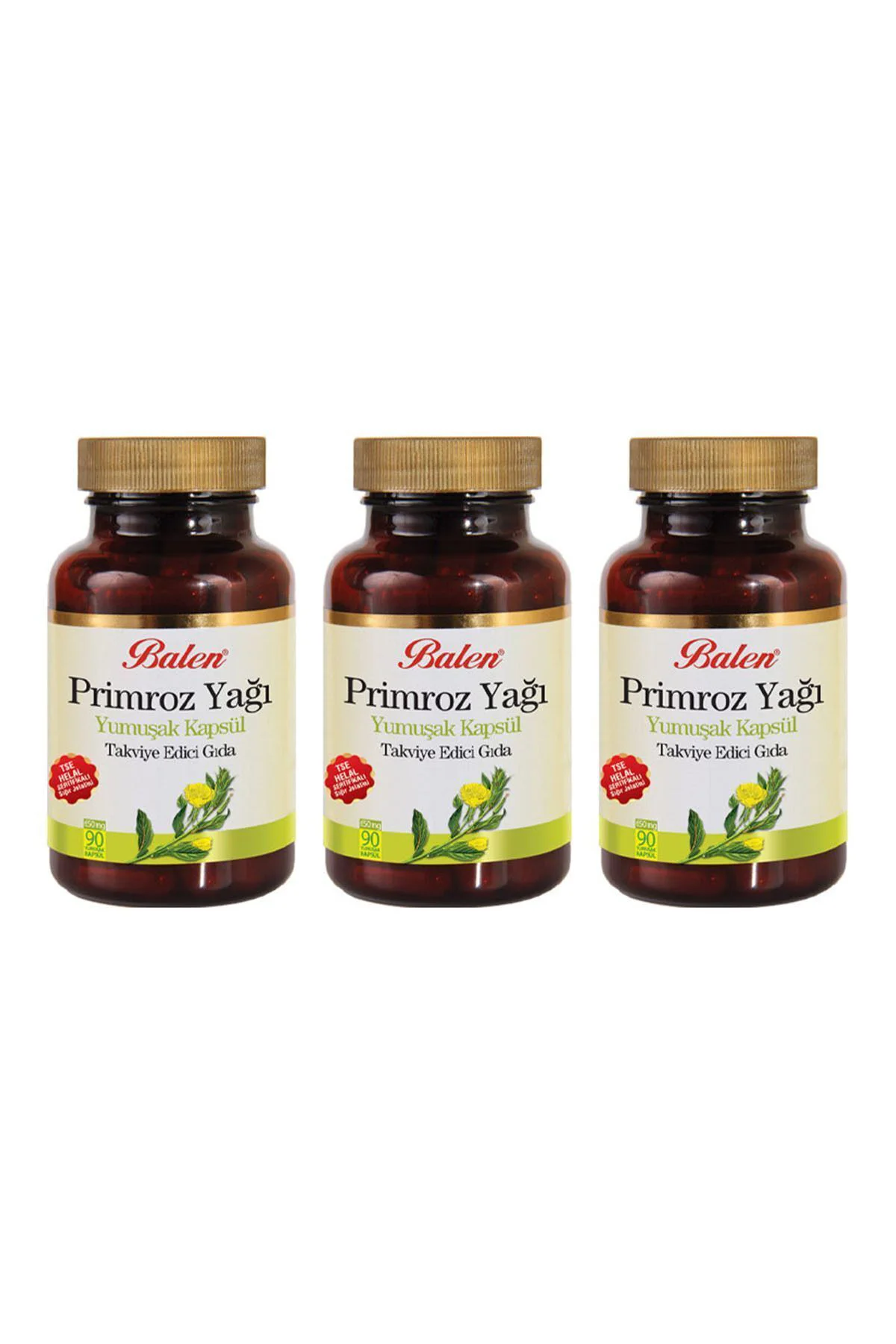 Primroz Çiçeği Yağı 650 Mg 90 Kapsül X 3 Adet
