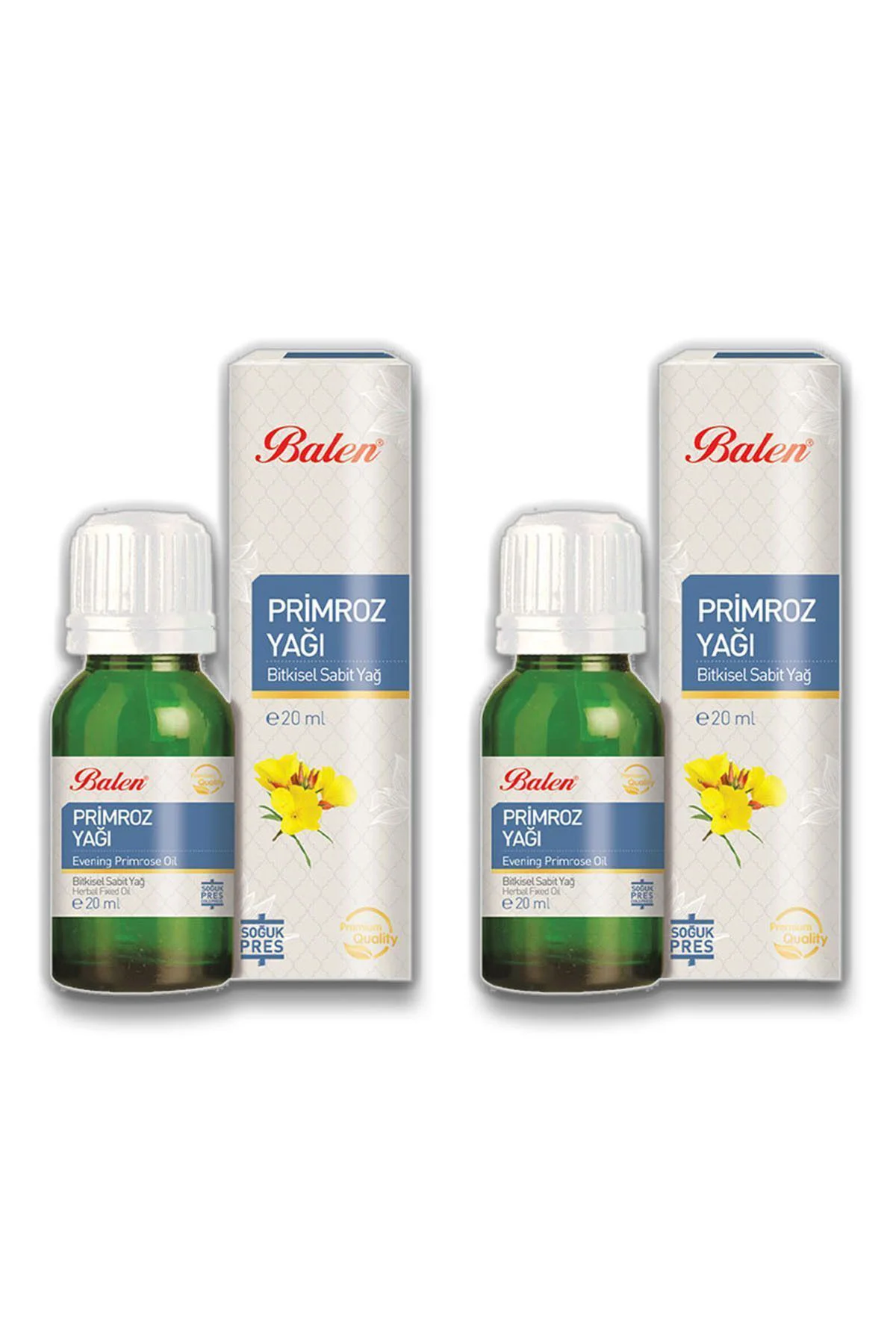 Primroz Yağı Soğuk Pres 20 ml 2 Adet