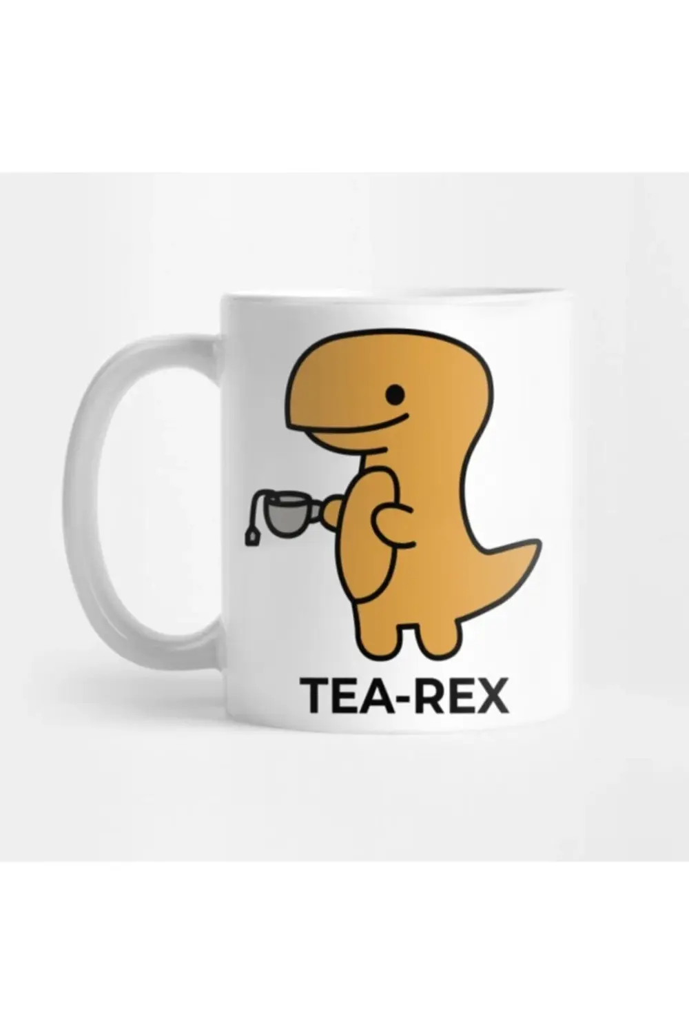 : Printhome Tea Rex Baskılı 1. Sınıf Porselen Kupa Bardak
