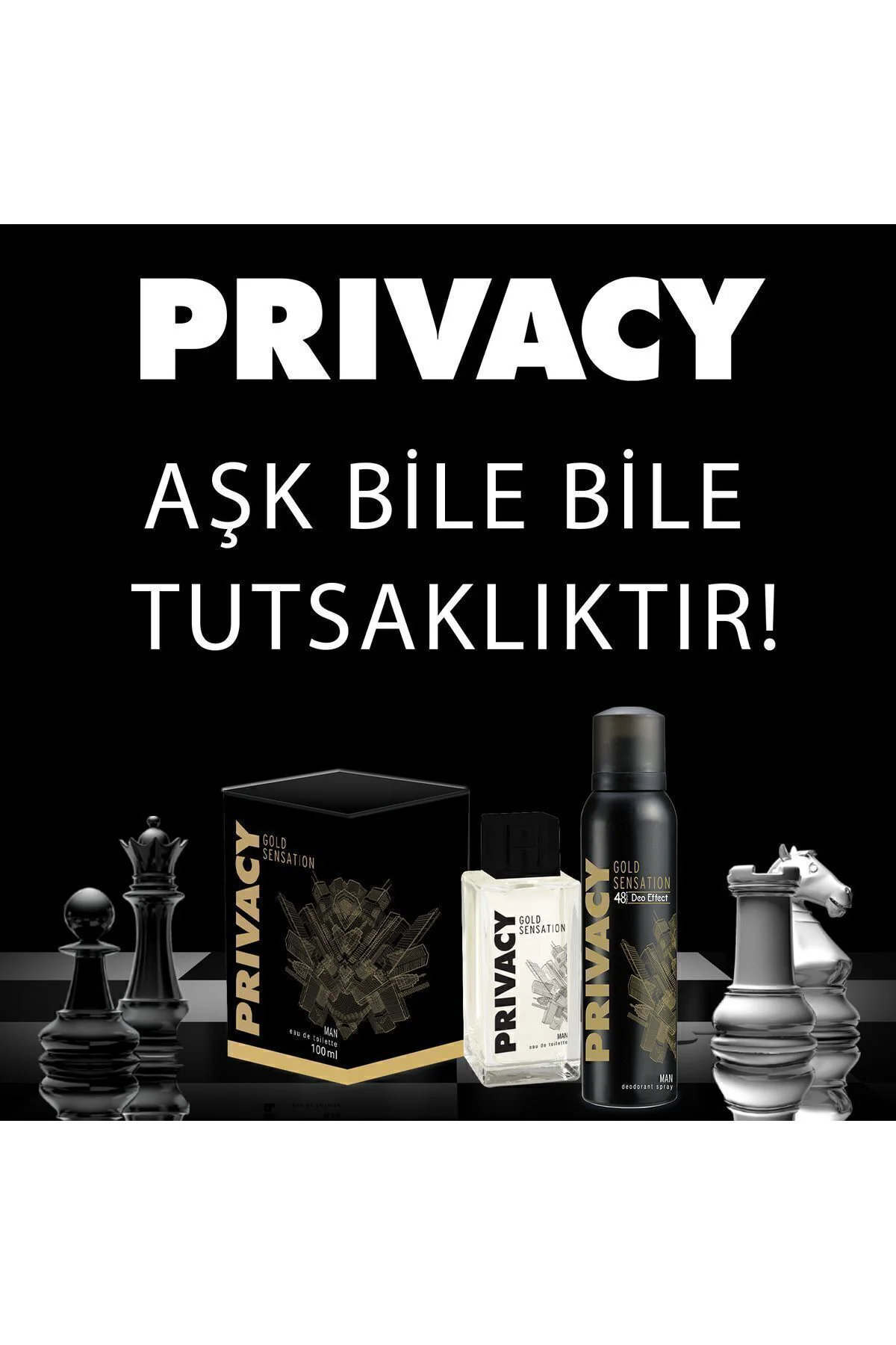 Privacy Gold Men Edt Erkek Parfüm 100ml Privacy Gold Men Edt Erkek Parfüm 100ml
