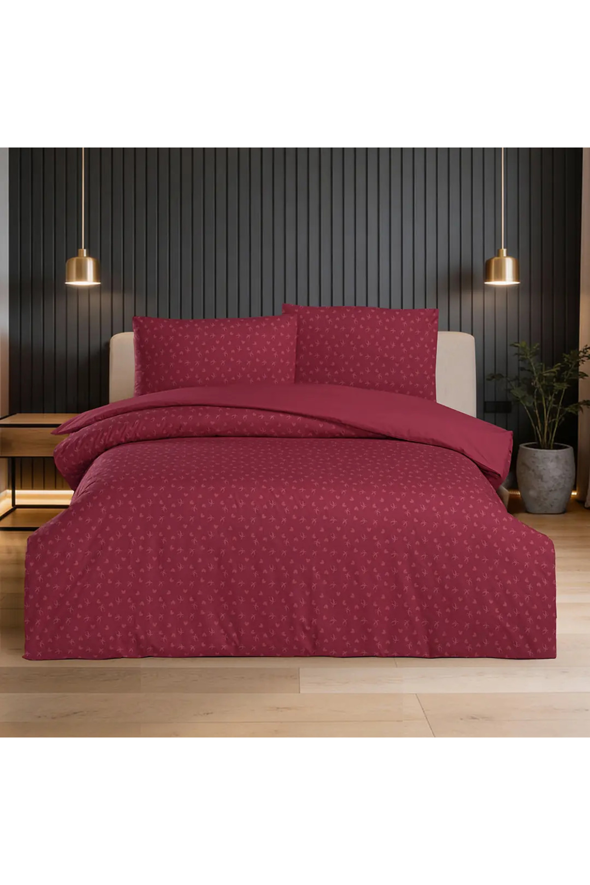 Prive Cherry Çift Kişilik Nev Takımı