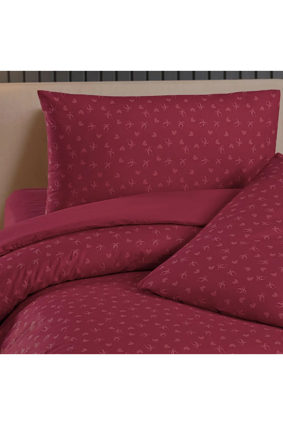 Prive Cherry Çift Kişilik Nev Takımı