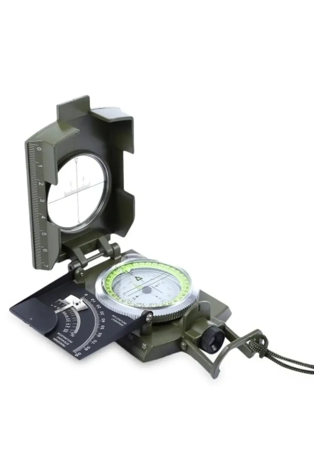 Prizmatik Suya Dayanıklı Işıltılı Pusula Ile Kılıfı Askeri Ordu K