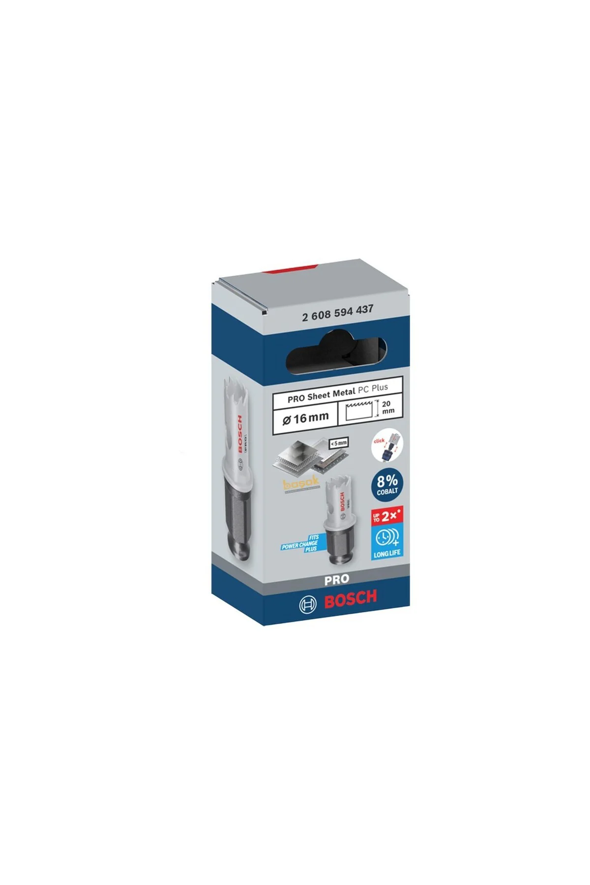Pro 16 mm Inox ve Çelik Kesim Panç 2608594437