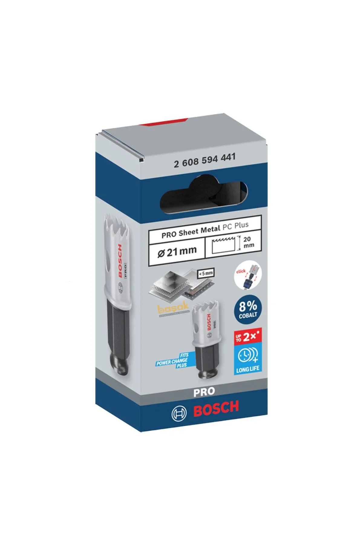 Pro 21 mm İnox ve Çelik Kesim Panç 2608594441