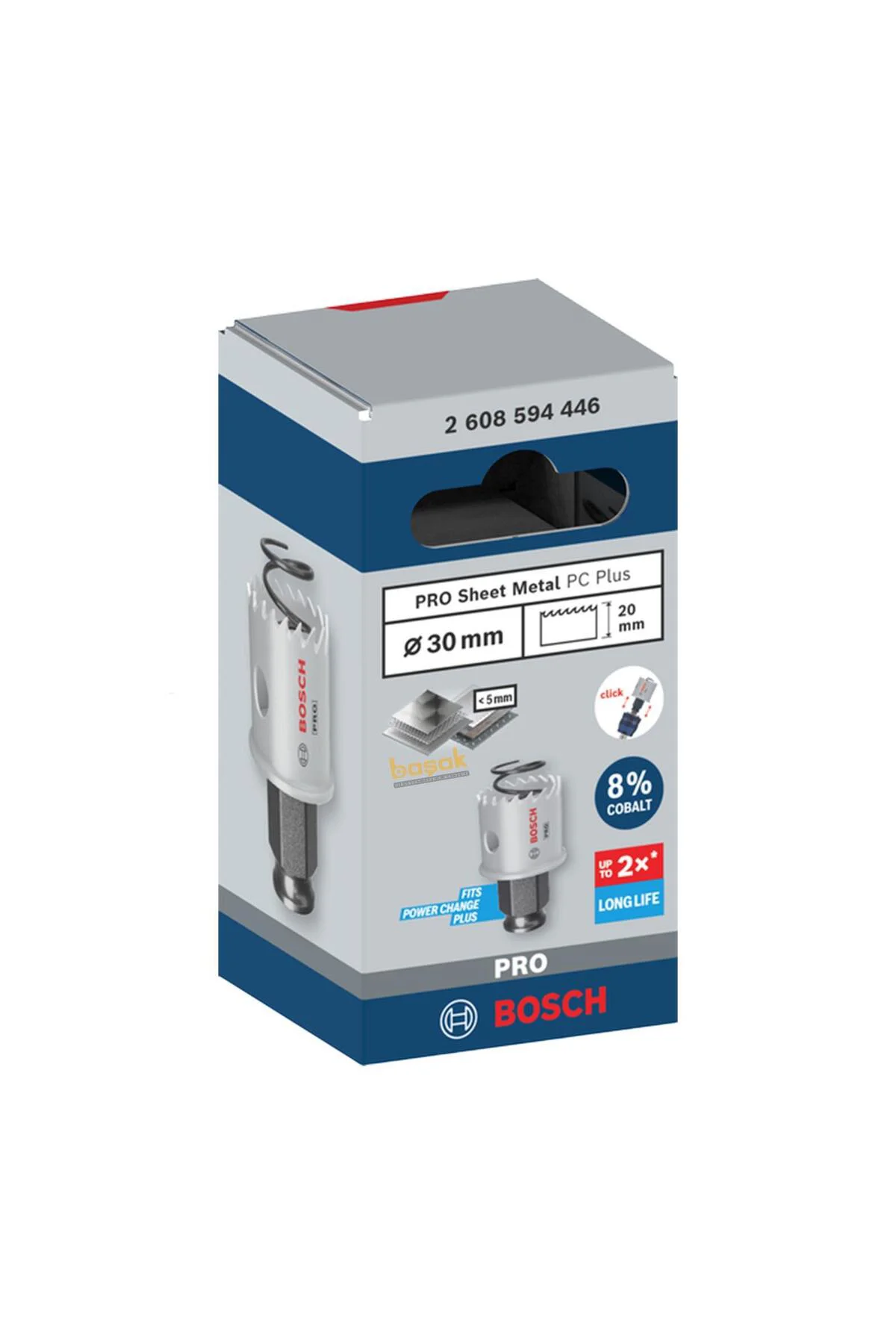 Pro 30 mm Yaylı İnox ve Çelik Kesim Panç 2608594446