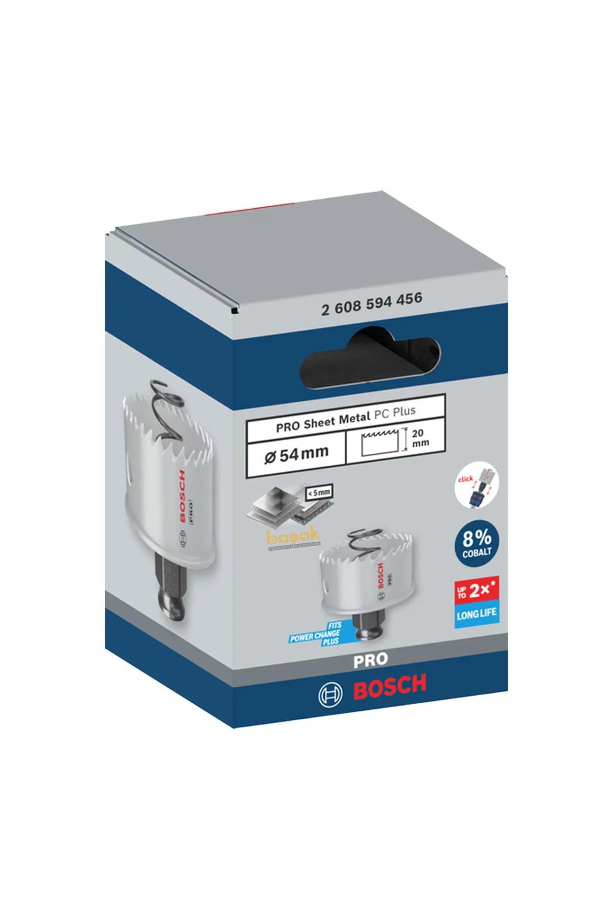Pro 54 mm Yaylı İnox ve Çelik Kesim Panç 2608594456