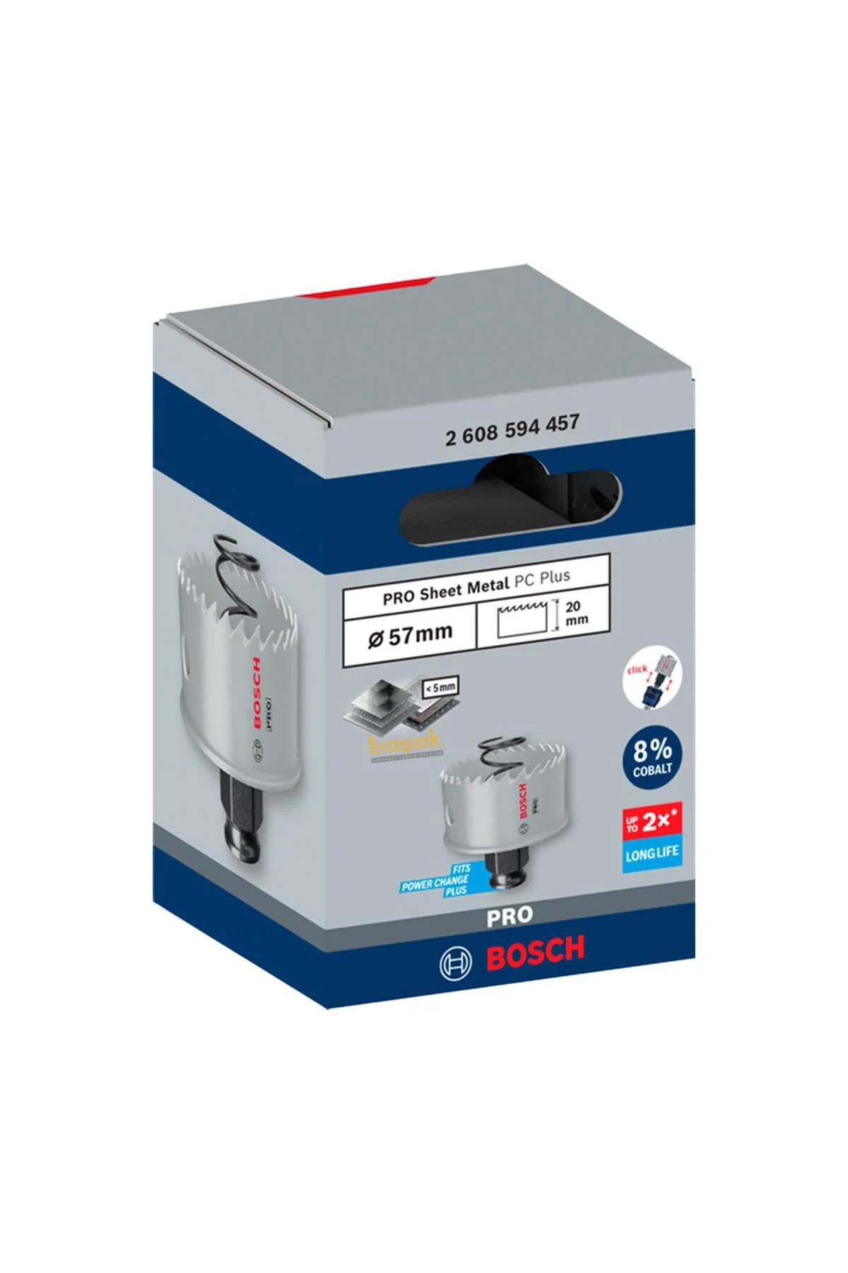 Pro 57 mm Yaylı İnox ve Çelik Kesim Panç 2608594457