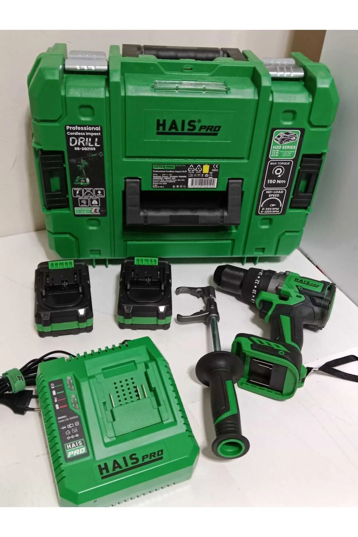 PRO AKÜLÜ DARBELİ MATKAP 150N.M 21V 4AH RB-DB2109