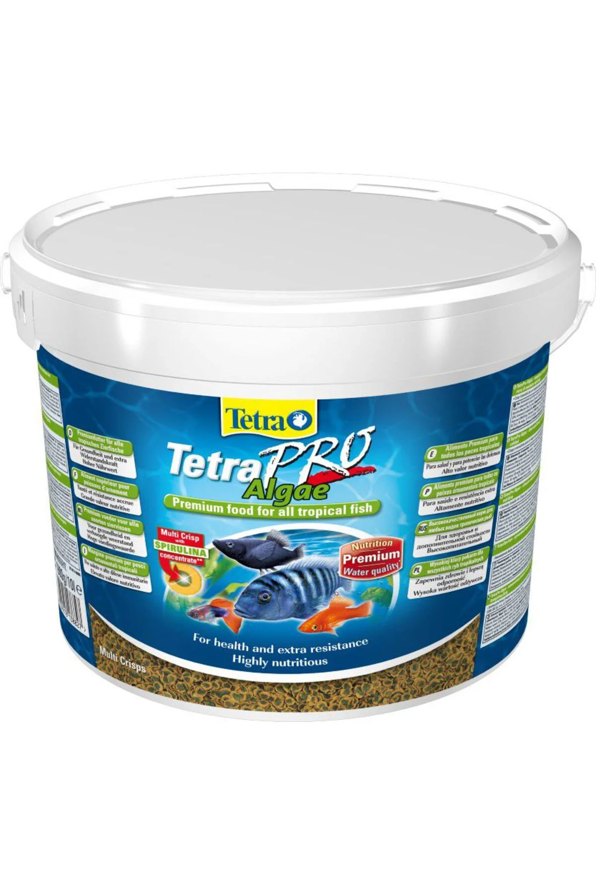 Pro Algae 10 LT Crisps Skt: 12/2027 1900 gr Pro Vegatable Orjinal