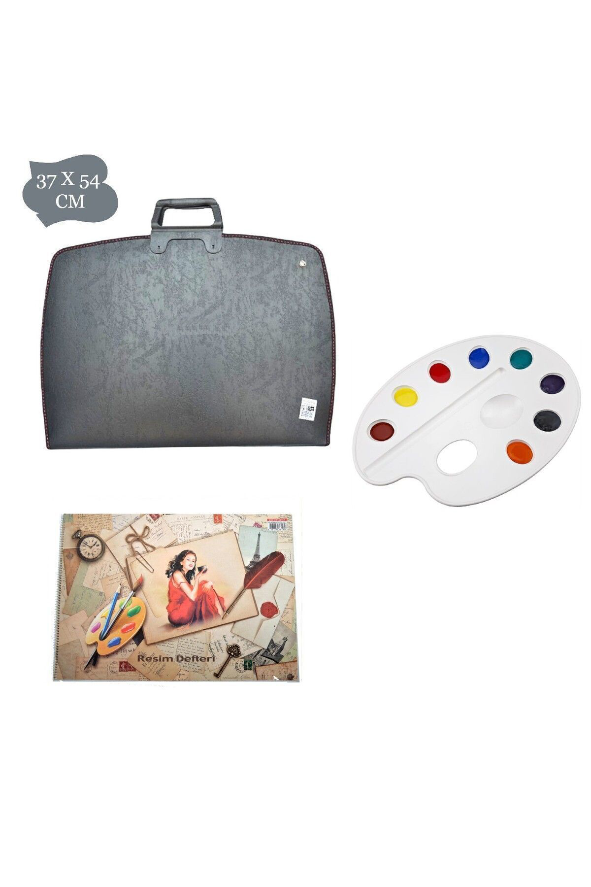 Abka Pro-Art Öğrenci Resim Çantası Seti(37X54 Proje Çanta+35X50 Resim