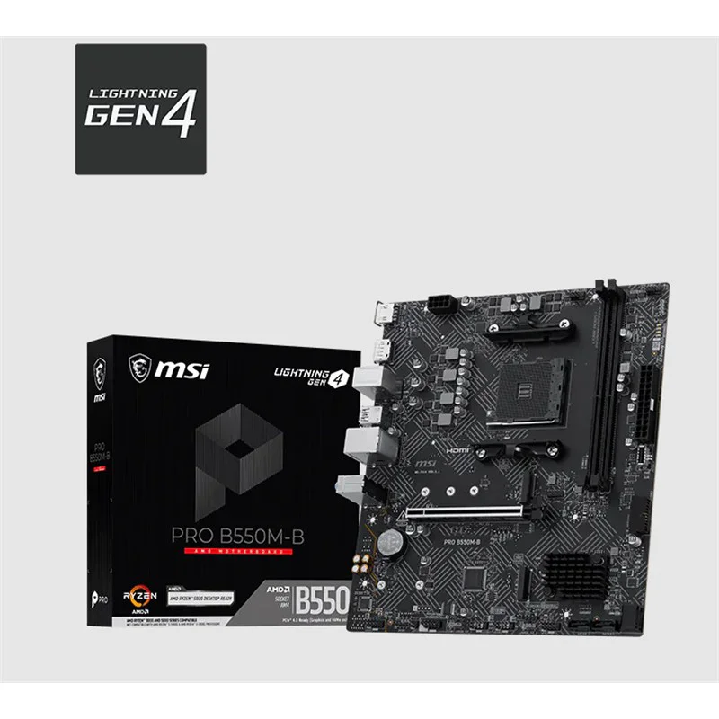 PRO B550M-B AM4 Anakart – DDR4 4600MHz, 2x M.2, HDMI, Micro ATX Fiyatı, Yorumları ve Özellikleri