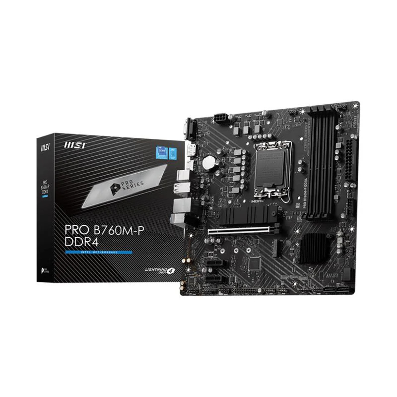 PRO B760M-P Anakart - DDR4, LGA1700, Intel 12./13./14. Nesil Uyumlu Fiyatı, Yorumları ve Özellikleri