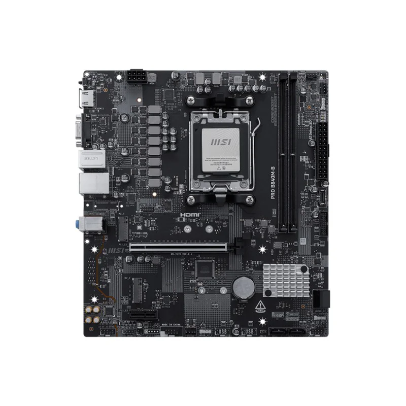 PRO B840M-B DDR5 Anakart – MSI AM5 ile Uyumlu, 8000MT/S DDR5 Destekli Micro-ATX Anakart Fiyatı, Yorumları ve Özellikleri