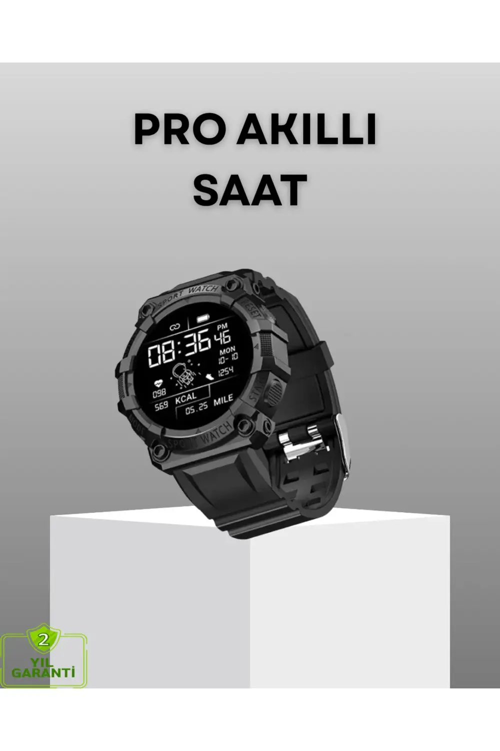 Pro Bluetooth Akıllı Saat – Kalp Atış, Kan Basıncı ve Uyku Takibi