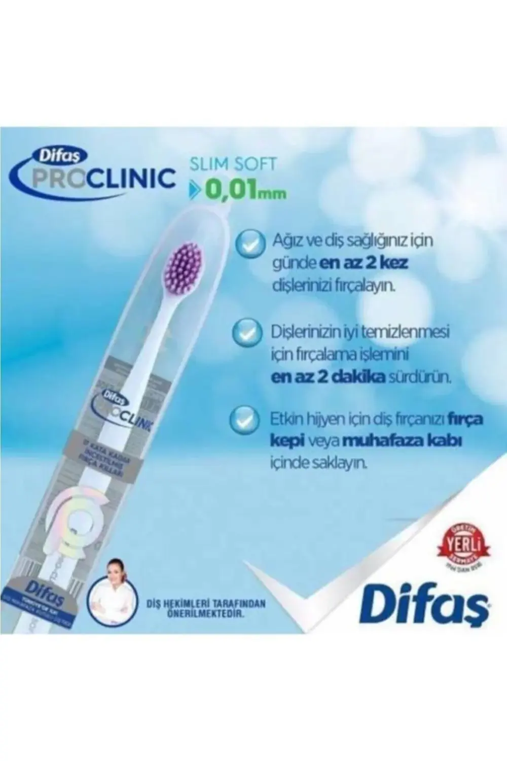 Pro-clinic Slim Soft 2 Adet Diş Fırçası Seyahat Kutulu 0,01 Mm
