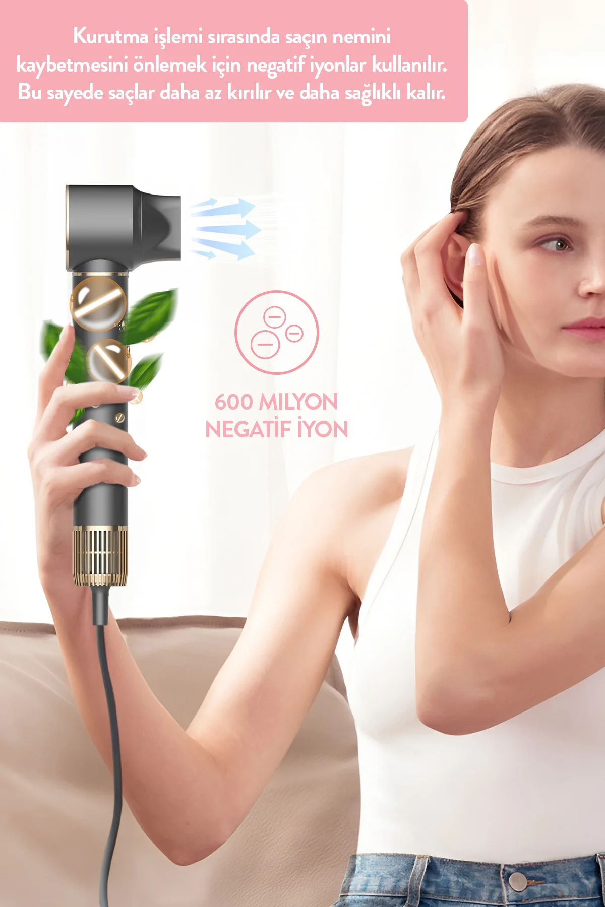 Pro Compact Uzun Multi-Styler Hava Üfleme 5in1 Bldc  Saç Şekillen