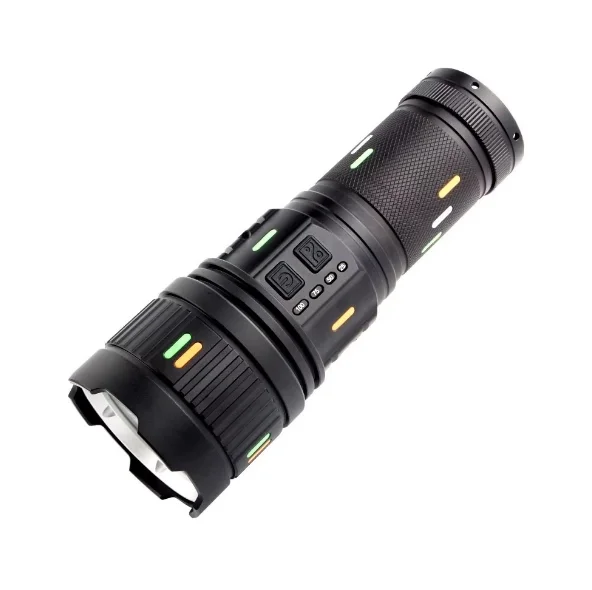 Pro F-3001 Alüminyum Tg Led Güç Göstergeli Type-c Şarjlı El Feneri 100 W Pro F-3001 Alüminyum Tg Led Güç Göstergeli Type-c Şarjlı El Feneri 100 W