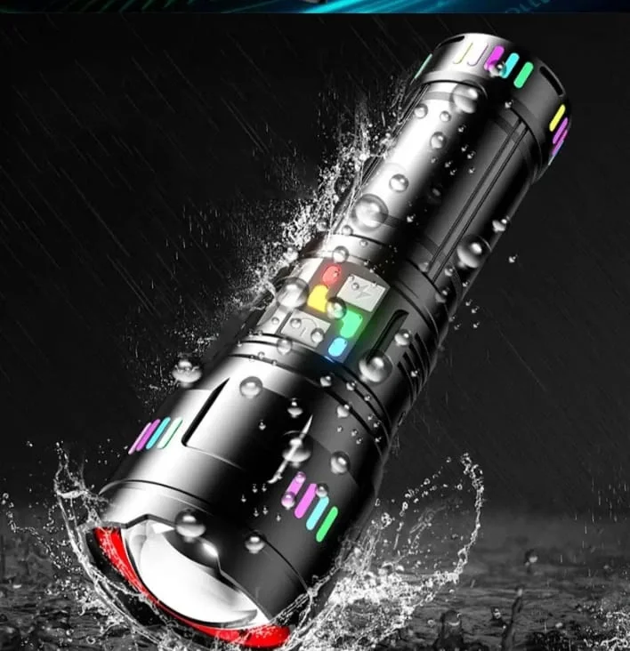 Pro F-3002 Alüminyum Tg Led Gece Şeritli Type-c Şarjlı El Feneri Pro F-3002 Alüminyum Tg Led Gece Şeritli Type-c Şarjlı El Feneri