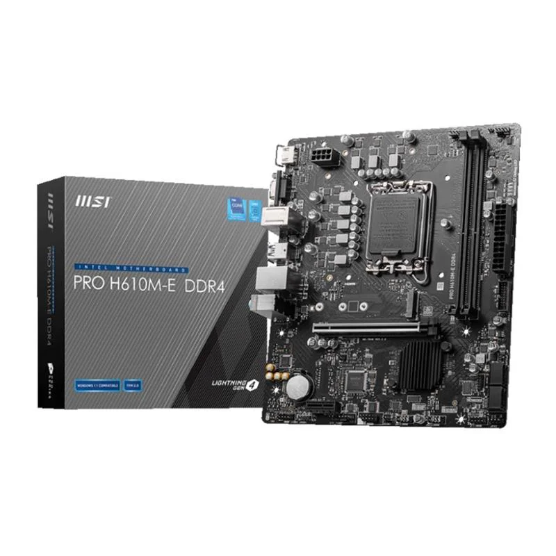 PRO H610M-E DDR4 Anakart – Intel 1700 Pin, 3200MHz RAM, M.2, Micro ATX, 12/13/14. Nesil İşlemci Uyumlu Fiyatı, Yorumları ve Özellikleri