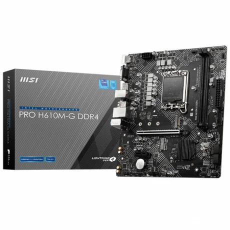 PRO H610M-G LGA1700P DDR4 Ses+GLan VGA HDMI DP M2 USB3.2 mATX Fiyatı, Yorumları ve Özellikleri