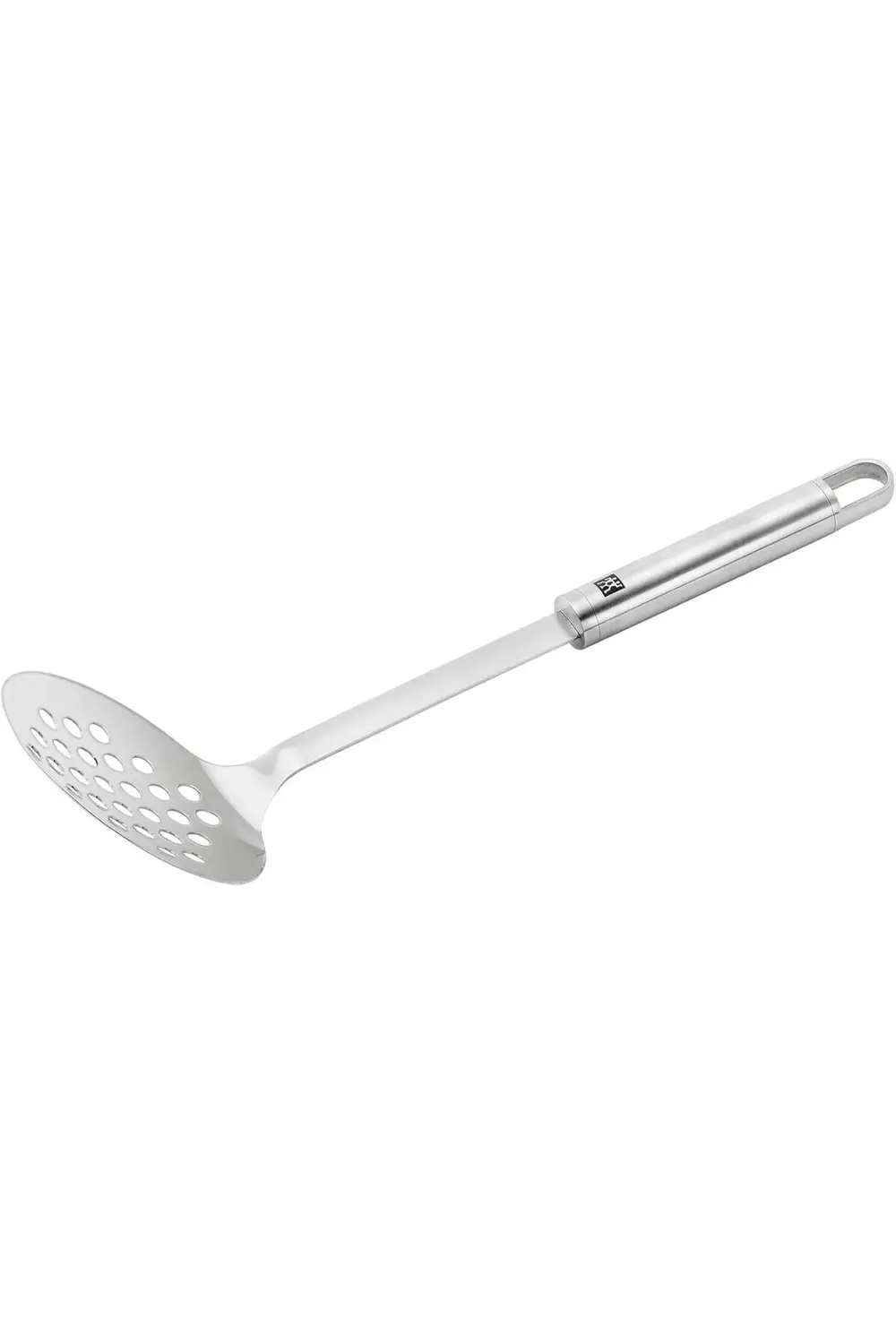 Pro Kevgir Yuvarlak Delikli, 33 cm, Metalik Gri, 18/10 Paslanmaz