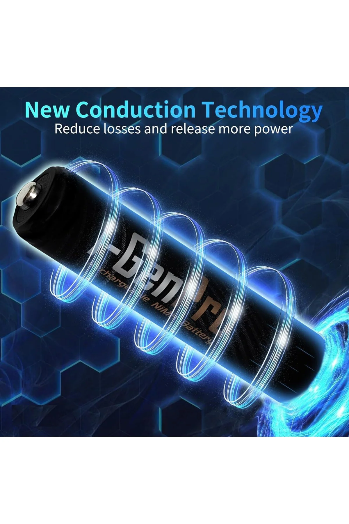 Pro P104 8 Adet AAA 1100 mAh Şarj Edilebilir İnce Kalem Pil 1.2V 