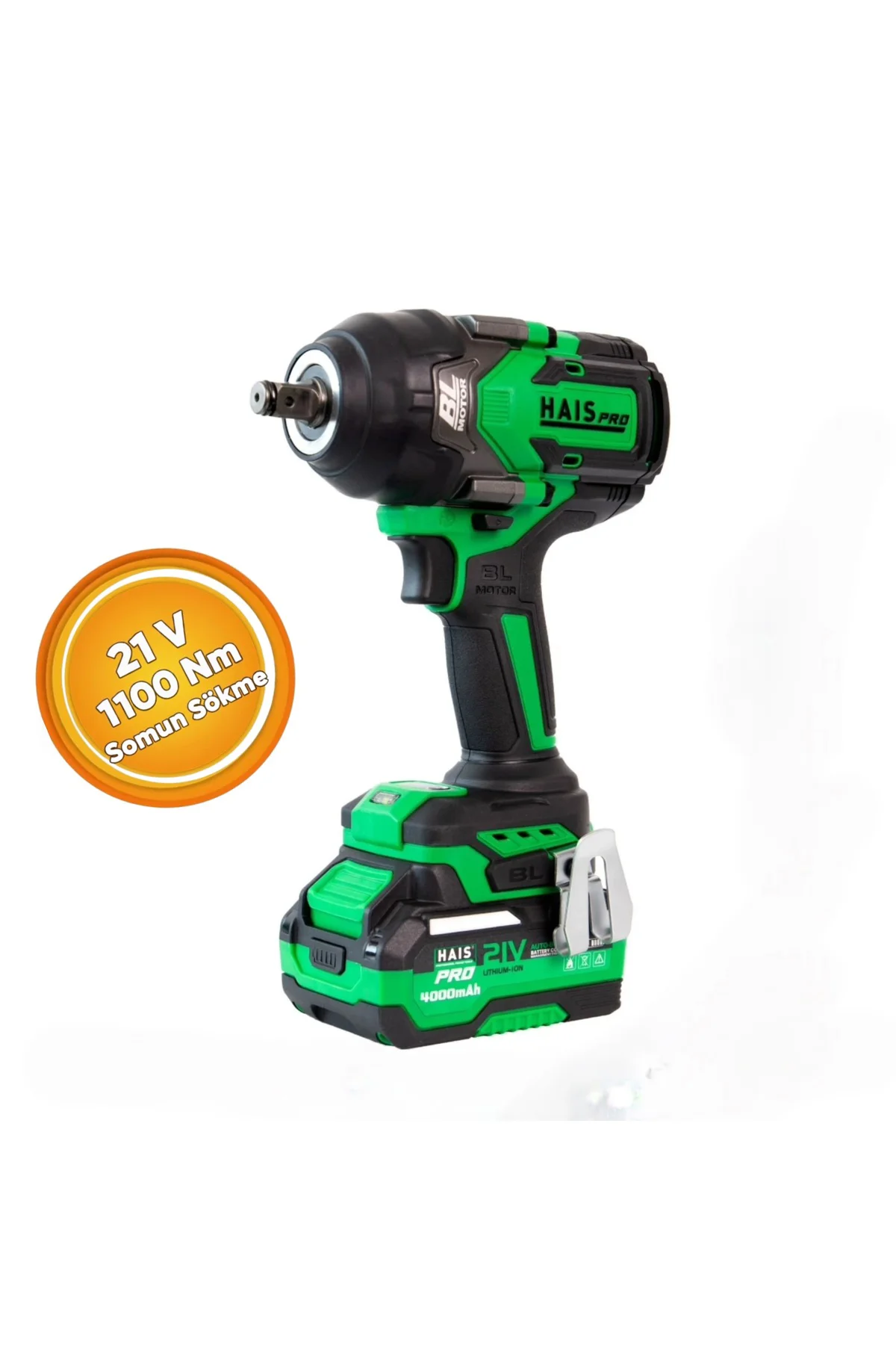 Pro RB-810 1100 Nm 21 V Profesyonel Darbeli Somun Sıkma Sökme Çif