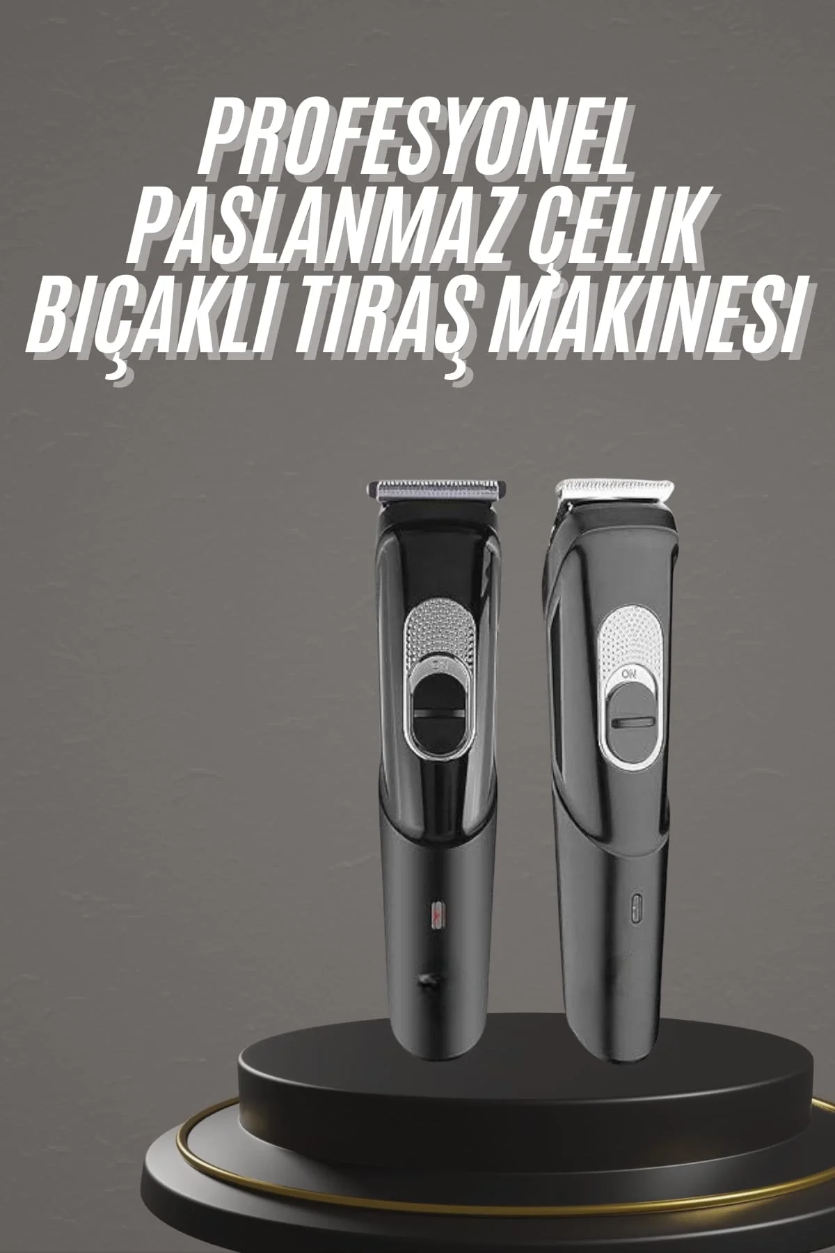 Pro Şarjlı Saç Sakal Tıraş Makinesi Ense Kesme Makinesi Lazer Önc