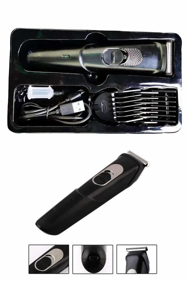 Pro Şarjlı Saç Sakal Tıraş Makinesi Ense Kesme Makinesi Lazer Öncesi Kısaltma