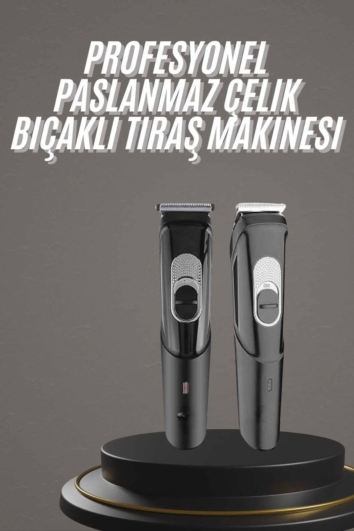 Pro Şarjlı Saç Sakal Tıraş Makinesi Ense Kesme Makinesi Lazer Önc