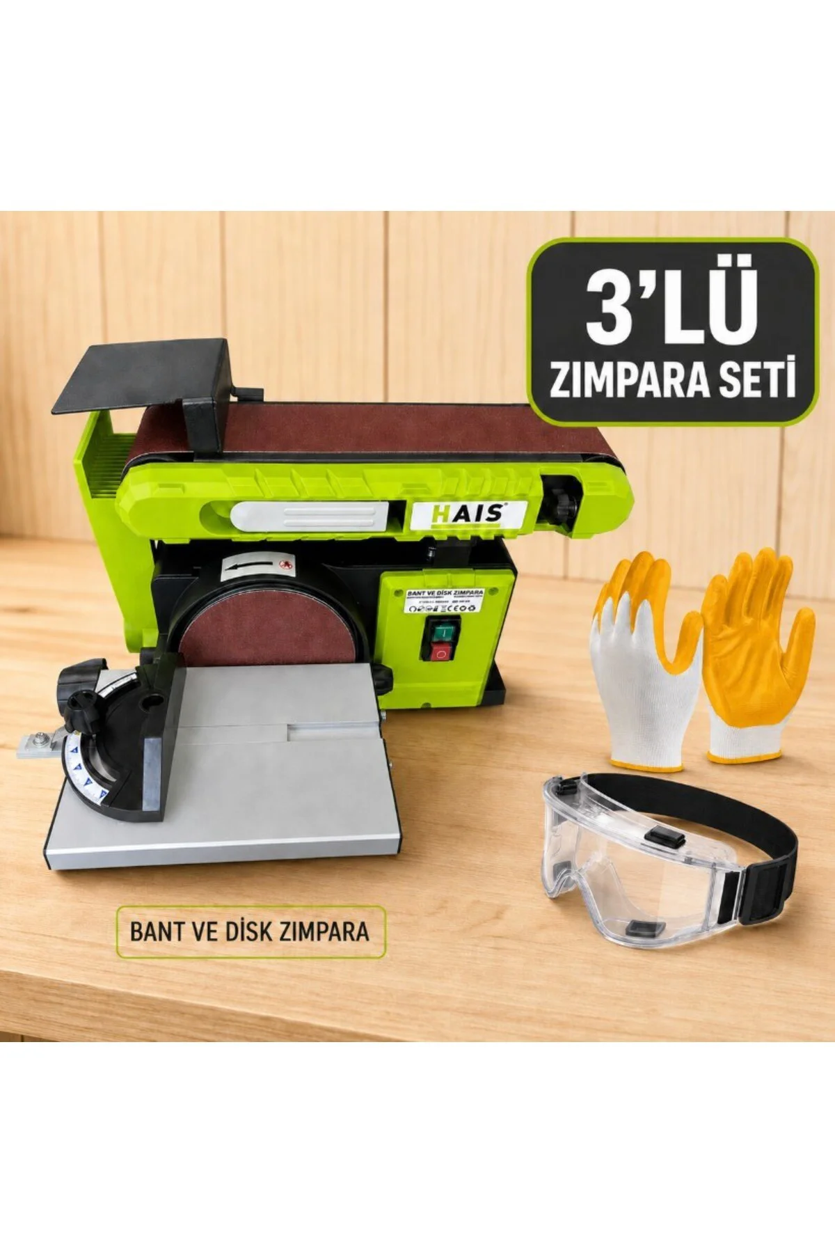 Pro Seri Bant Zımpara ve Disk Zımpara Makinesi Atölye Seti Pro Seri Bant Zımpara ve Disk Zımpara Makinesi Atölye Seti
