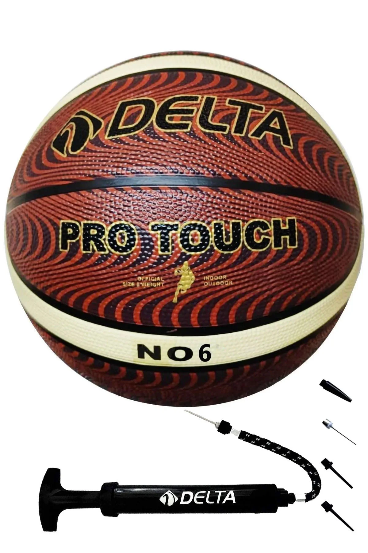 Pro Touch 6 Numara Basketbol Topu No 6 Basket Top + Pompa – Okul 