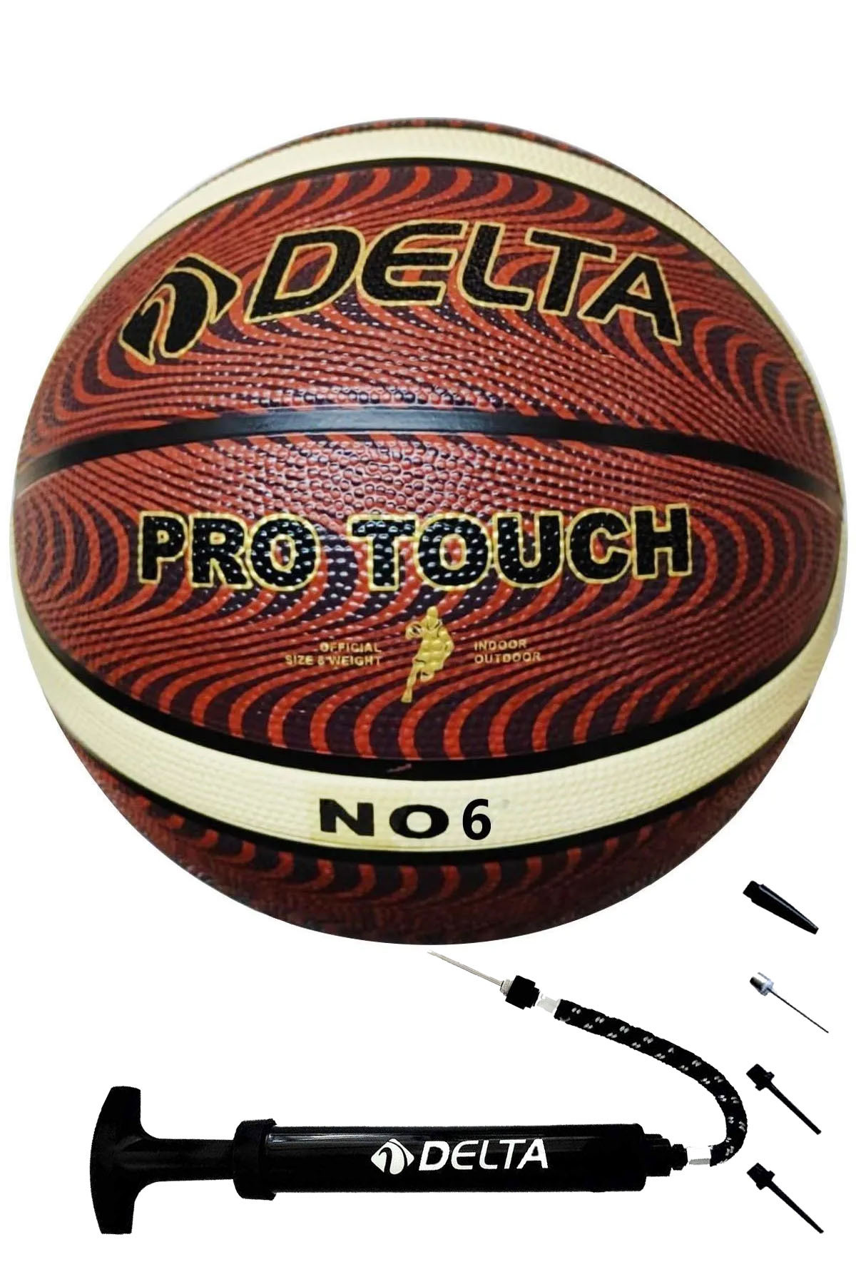 Pro Touch 6 Numara Basketbol Topu No 6 Basket Top + Pompa – Okul