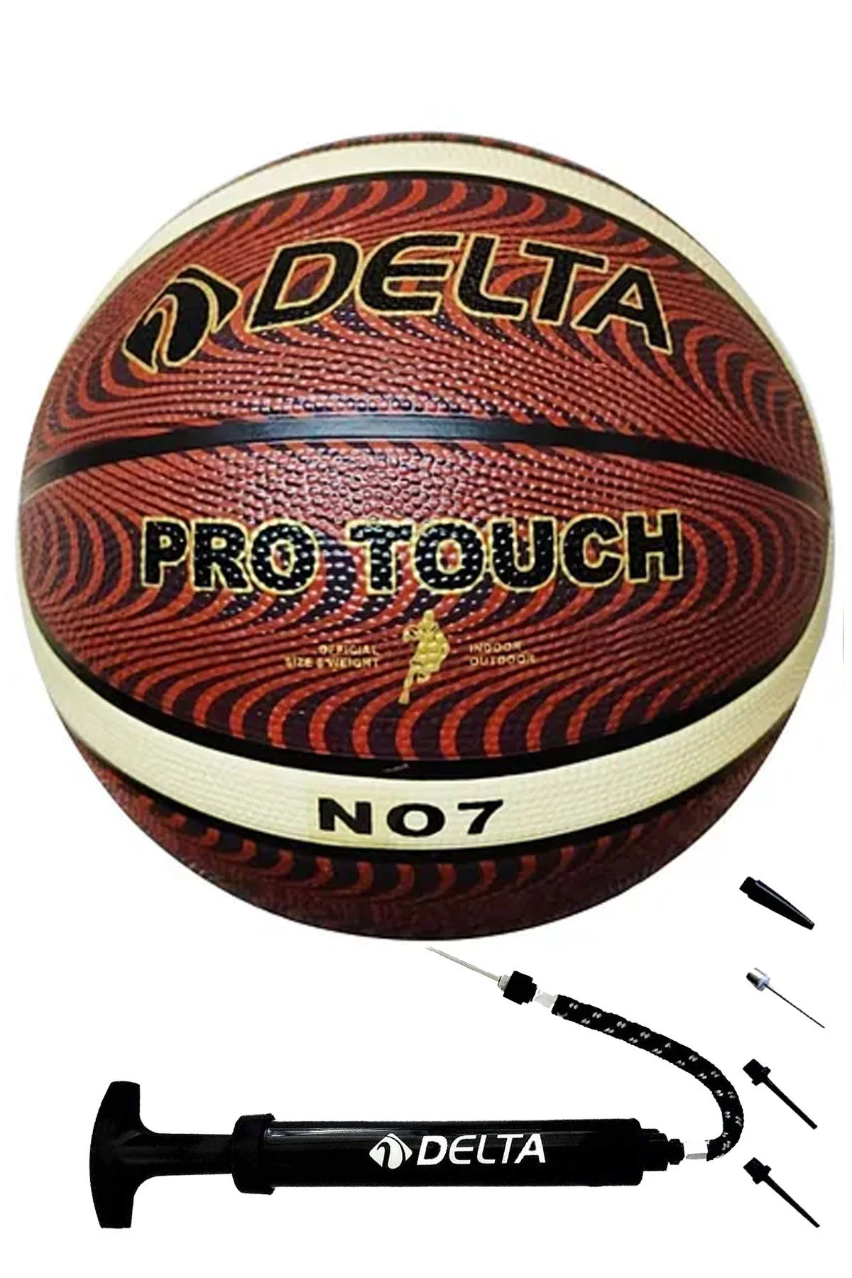 Pro Touch 7 Numara Basketbol Topu No 7 Basket Top + Pompa – Okul 