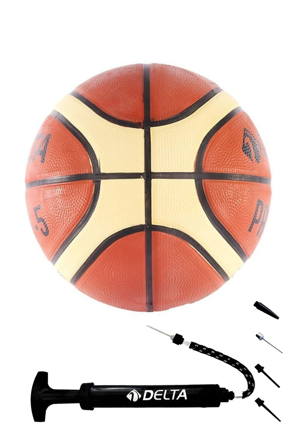 Pro x5 Basketbol Topu 5 No Basket Top Dura-Strong + Pompa – Okul