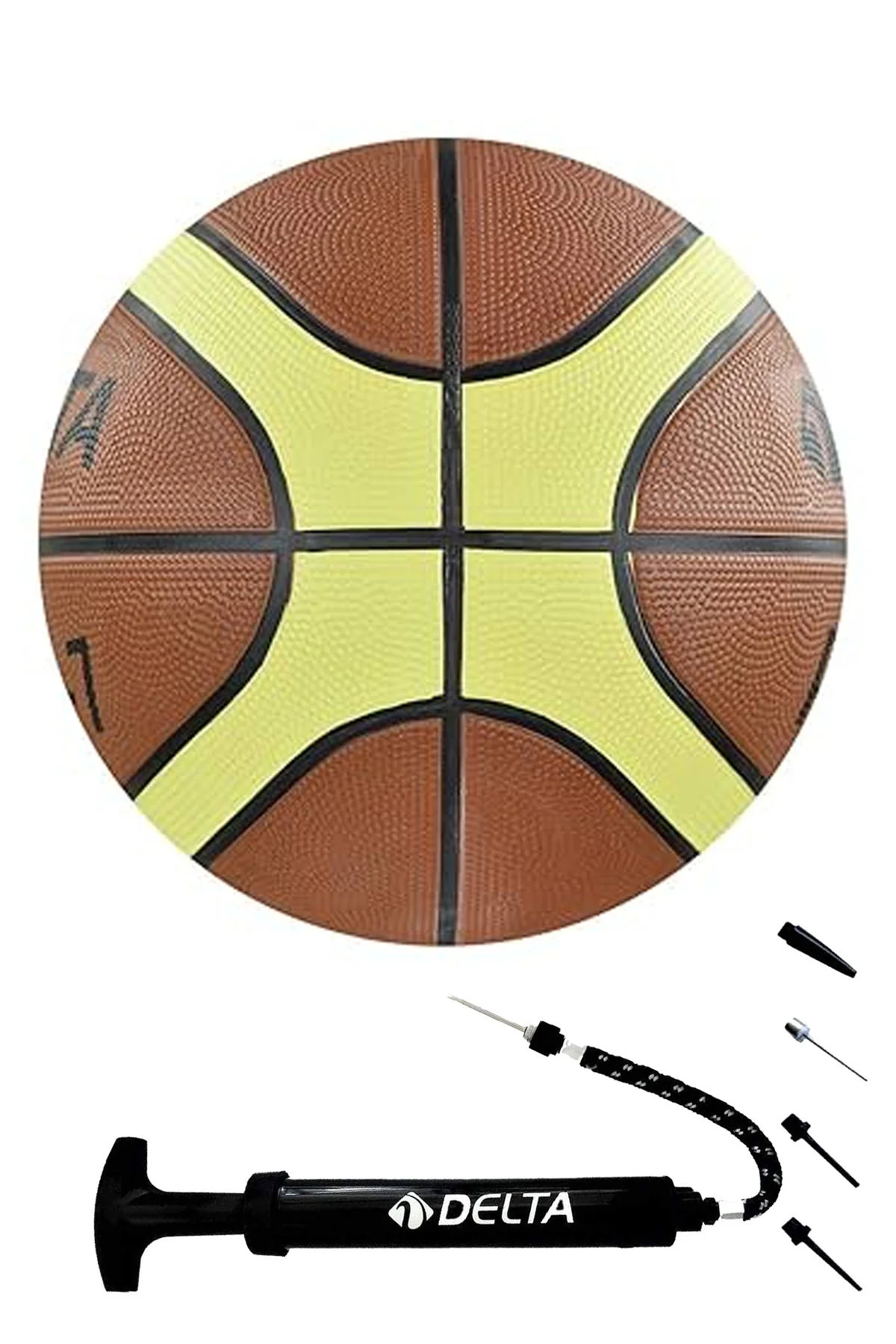 Pro x7 Basketbol Topu 7 No Basket Top Dura-Strong + Pompa – Okul 