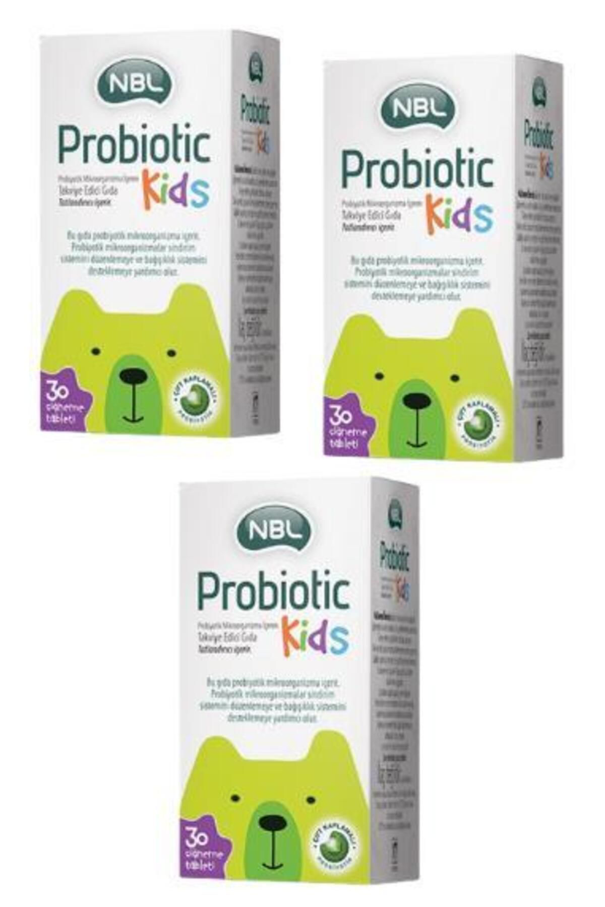 Nbl Probiotic Kids 30 Çiğneme Tableti 3'Lü