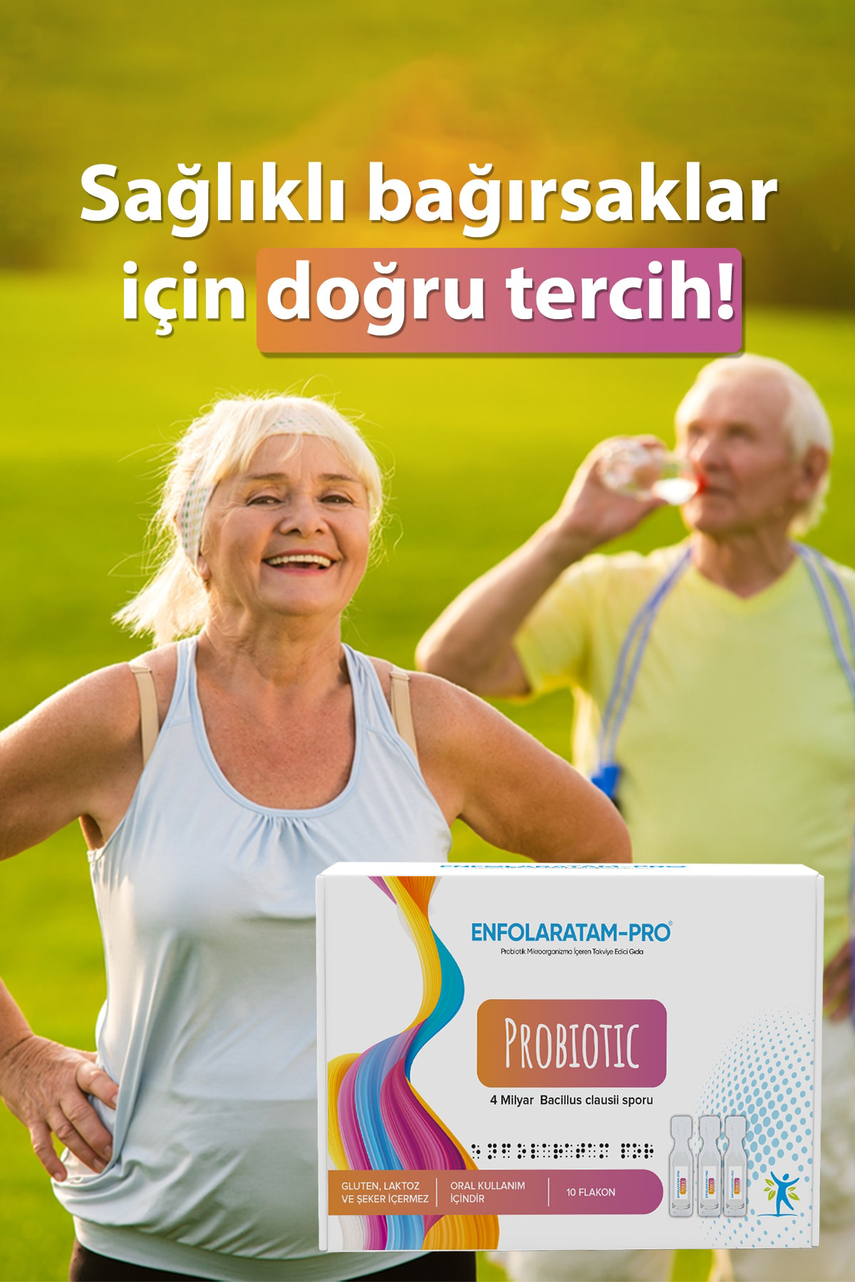 Probiotic Probiyotik Bacillus clausii sporları 4 Milyar Yetişkin